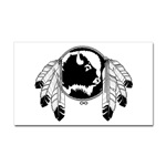 Native Art Stickers First Nations Sticker (Rectangular) First Nations Gifts / Native Art Gifts Original Native Art Beautiful Spirit Buffalo Metis Gifts Design by Canadian Artist Kim Hunter Men's, Women's, Kid's,boy's & girl's, Native Art Gifts & Shirts First Nations Gifts For Home & Office & Apparel art & design by Canadian Metis Artist / Designer Kim Hunter custom imprinted First Nations gifts & apparel available.