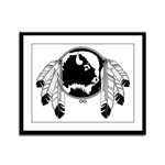 First Nations Metis Native Art Framed Prints