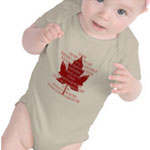 Canadian Anthem Souvenir Shirts Baby Collection