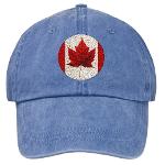 Canada Souvenir Cap Maple Leaf Stonewashed Canada Cap