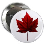 Red Maple Leaf Canada Souvenir Buttons & Pins Cafepress Collection 