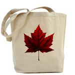 Canada Maple Leaf Tote Bag Canada Souvenir Shopping Bag 