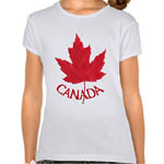 thumbnails/Canada Souvenir T-shirts Kid's Canada Maple Leaf Shirts 