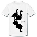Kid's Canada Goose Organic Shirt Canada Souvenir T-shirts 