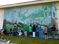 Mural Painting Step by Step Vancouver Landscape Painting for Kids
