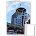 Vancouver Cityscape Cards Vancouver Landmarks Cards Blank or Personalized