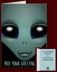 Alien Greeting Cards Personalized Alien Party Invitations
