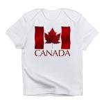 Baby Canada Flag T-shirt Canada Souvenir Infant Shirt