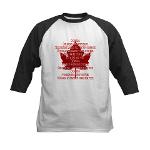 Kid's Canada Souvenir Shirts Canada Anthem Kid's Shirts Canadian National Anthem Souvenir Shirts Canada Baseball Jerseys Hoodies & Sweatshirts