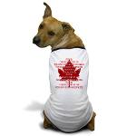 Canada Anthem Dog Shirt Canada Souvenir Pet Shirts