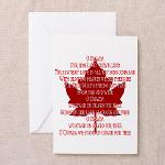 Canada Anthem Greeting Cards Canada Souvenir Cards