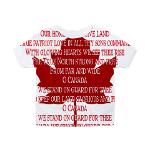Canada Anthem Baby Shirts Toddler Canada Anthem T-shirts Hoodies Canada Baby Jerseys