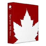 Canada Maple Leaf Souvenr Binders & Canada Photo Albums