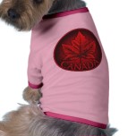 Canada Maple Leaf Dog T-shirts Souvenir Canada Pet Shirts 
