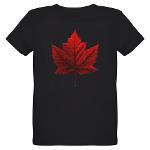 Kid's Organic Canada T-shirt Canada Souvenir Kid's Shirts 