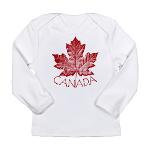 Cool Retro Canada Shirts Baby & Toddler Vintage Canada Souvenirs & Baby Canada Gifts 