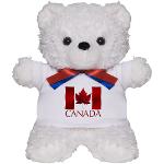 Canada Flag Teddy Bears Canada Souvenir Plush Toys 