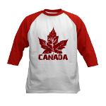 Kid's Canada Souvenir Shirts Cool Retro Canada Jeresys Hoodies & Sweatshirts