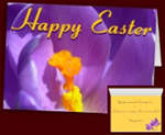 Easter Flowers Cards Personalized Crocus Cards