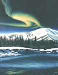 landscape paintings by Canadian landscape artist painter INDIGO Kim Hunter / INDIGO Vancouver BC Canada