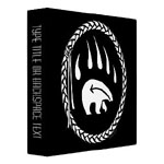 Polar Bear Book Binder Bear Art Photo Album Customizable Binders 