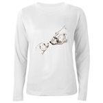 Polar Bear 7 Cub Art Women's Long Sleeve T-Shirt