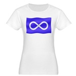 Metis T-shirts Metis First Nations Womens Jersey T-shirts Metis Nation Shirts & Apparel Cool Metis Flag T-shirts & Metis Canada T-shirts for Men, Women Boys & Girls Canada Metis T-shirts & Apparel Flag Design by Kim Hunter